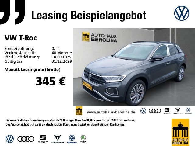 Vorschaubild: VW T-Roc T-ROC 1.5 TSI Goal DSG *R-KAM*18"*ACC*SHZ* (Fahrzeug-Nr. L05192)