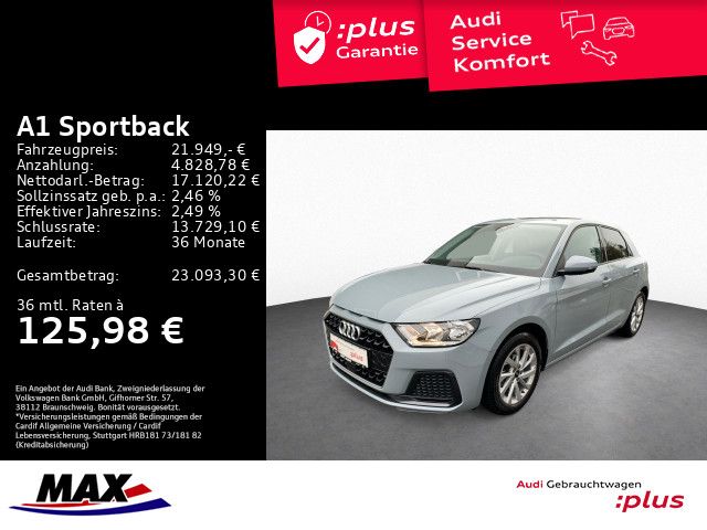 A1 Sportback 25 TFSI +SHZ+TEMPOMAT+PDC+CARPLAY++