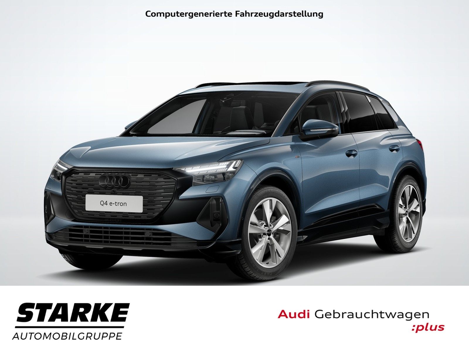 Audi Q4 e-tron 40 s line  HeadUp Panodach AHK Standhe