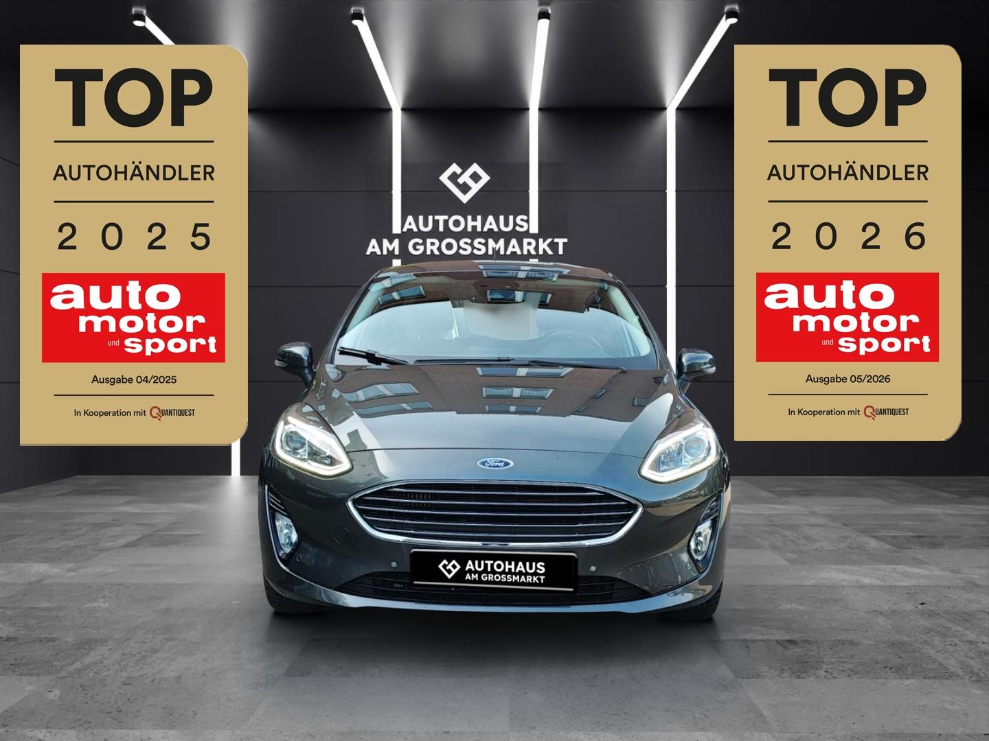 Ford Fiesta Titanium Rückfahrkamera, PDC, SHZ, Garant