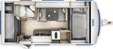 Fendt Apero 495 SKM MJ26 ! TV-Halter,2T-Achse,45L Tank - Fendt Wohnwagen 495