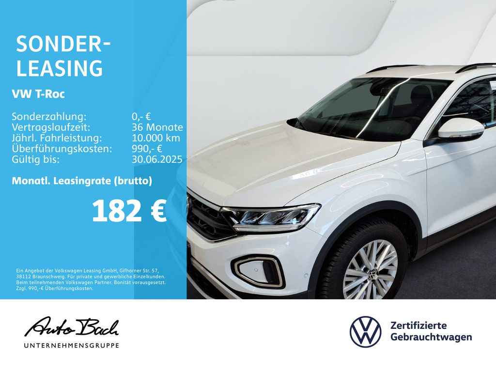 Volkswagen T-Roc 1.0 TSI Life, Navi, LED, App-Connect, Digi
