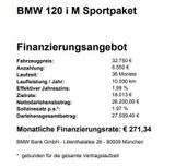 BMW 120 i M Sportpaket >>>DRIVE THE Summer<<< - BMW 120 Jahreswagen
