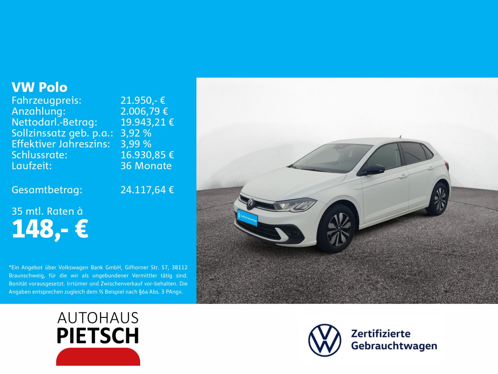 Volkswagen Polo 1.0 TSI DSG GOAL LED ACC Navi DigCockpit foto 2