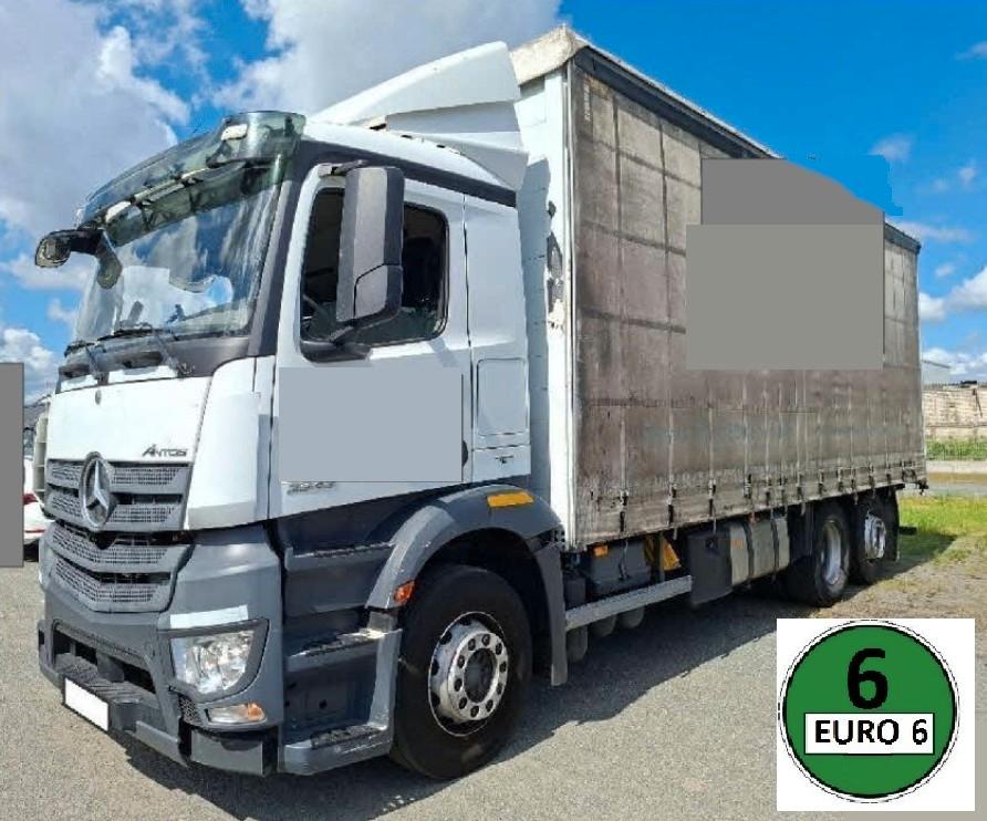 Mercedes-Benz Antos 2542 -6x2 Lenk Klima 7,2 m Plane AHK
