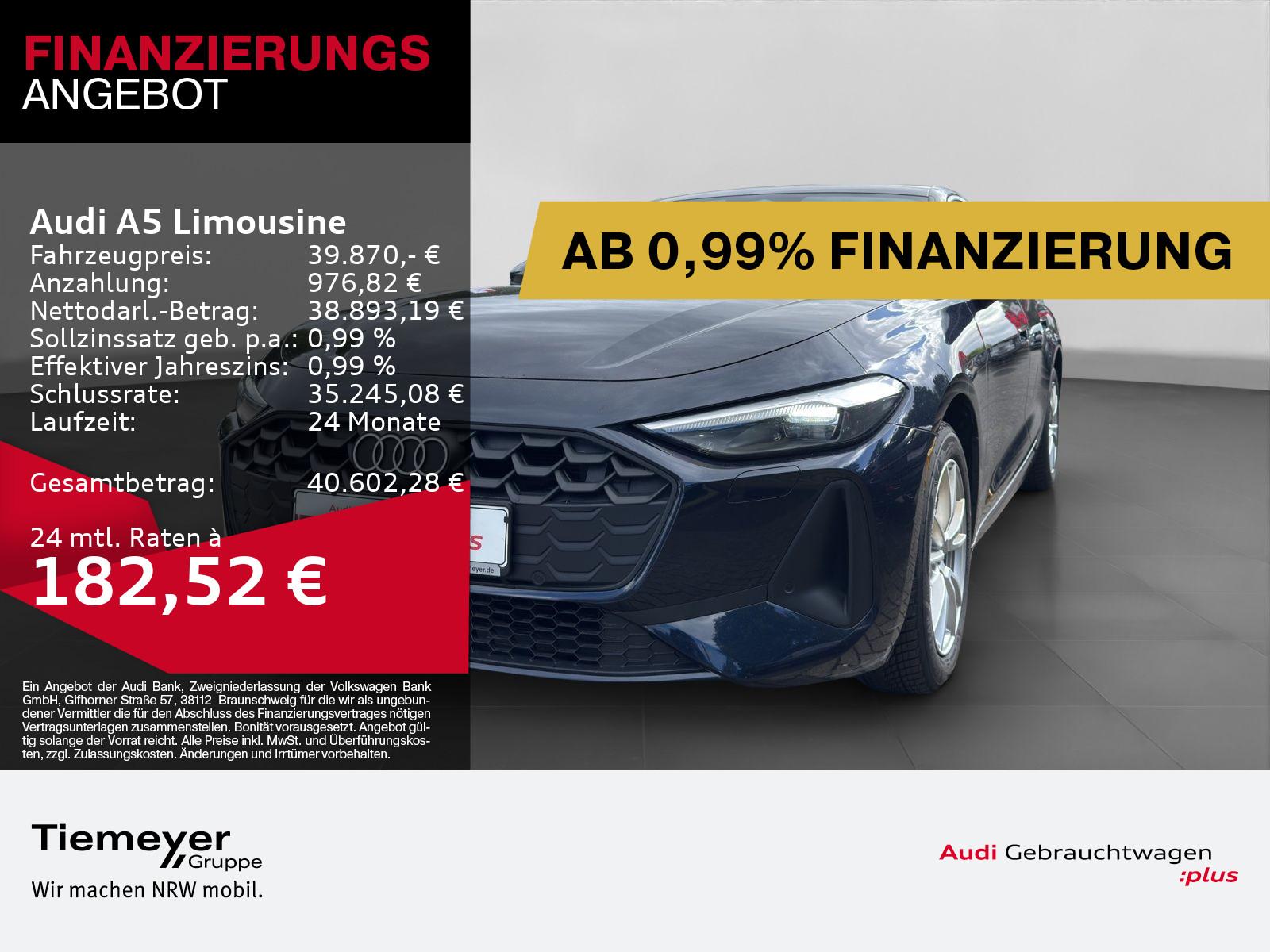 Audi A5 Limousine A5 Limo TDI LM18 LEDER KAMERA SITZH