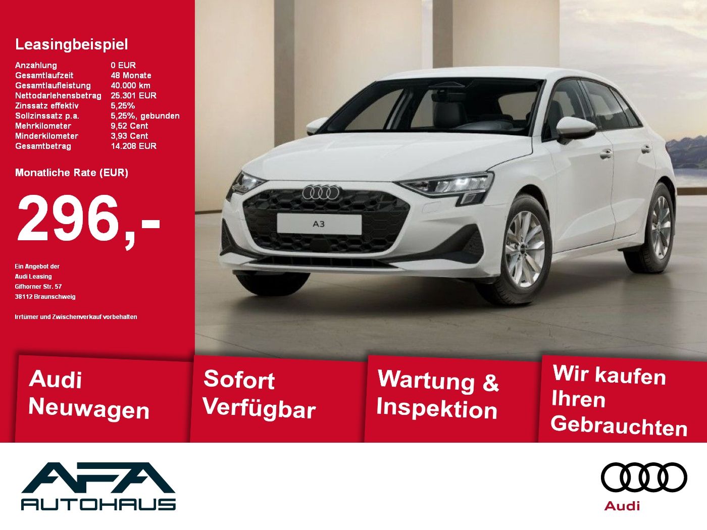 Audi A3 Sportback TFSI KlimaA*virt.CP*Tempomat