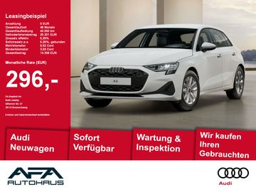 Audi Leasingangebot: Audi A3 Sportback TFSI KlimaA*virt.CP*Tempomat