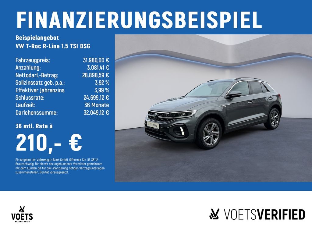 T-Roc R-Line 1.5 TSI DSG MATRIX-LED+RearView+PDC