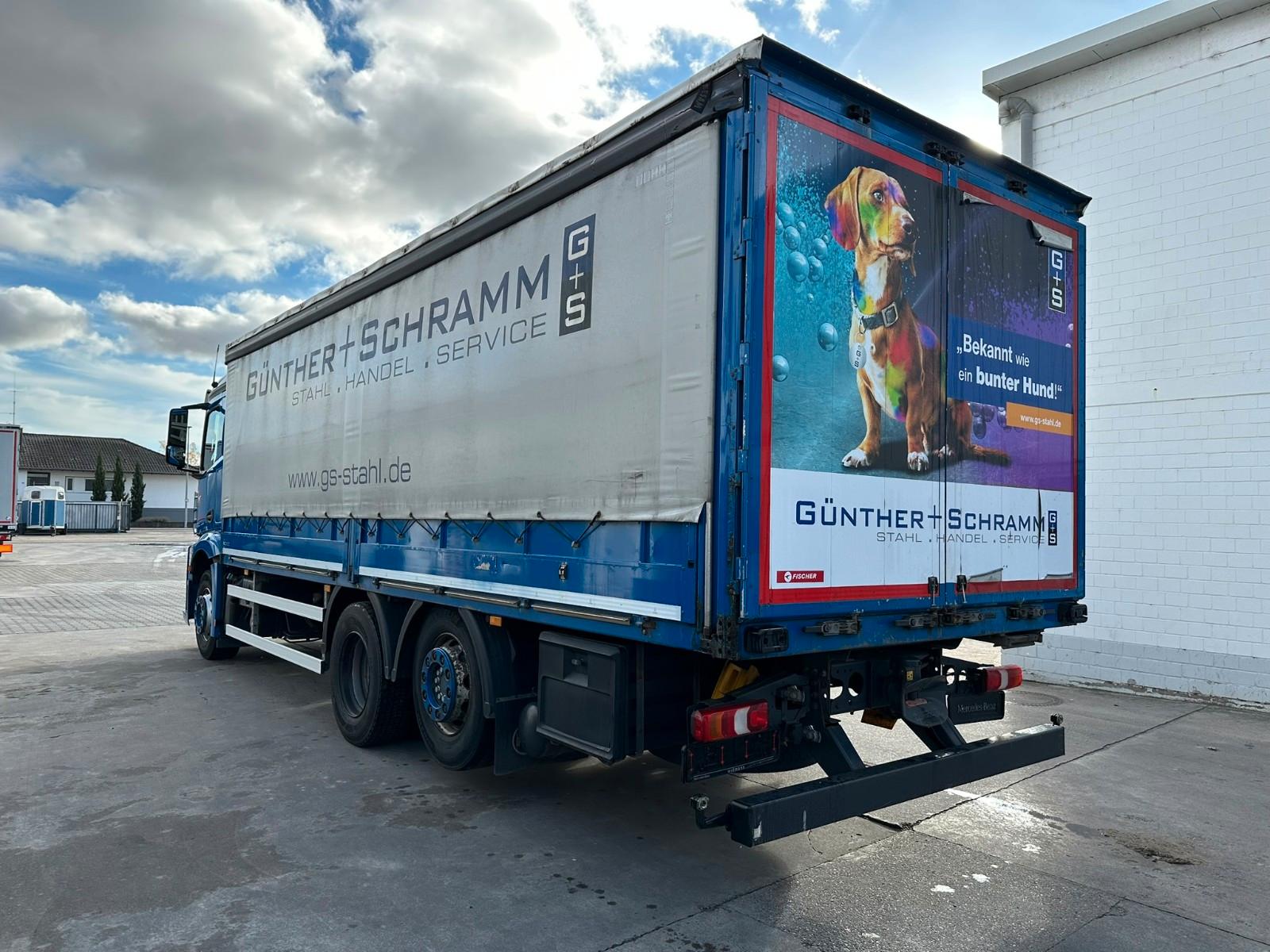 Mercedes-Benz 2x ACTROS 2533, 6x2, LIFT-LENKACHSE