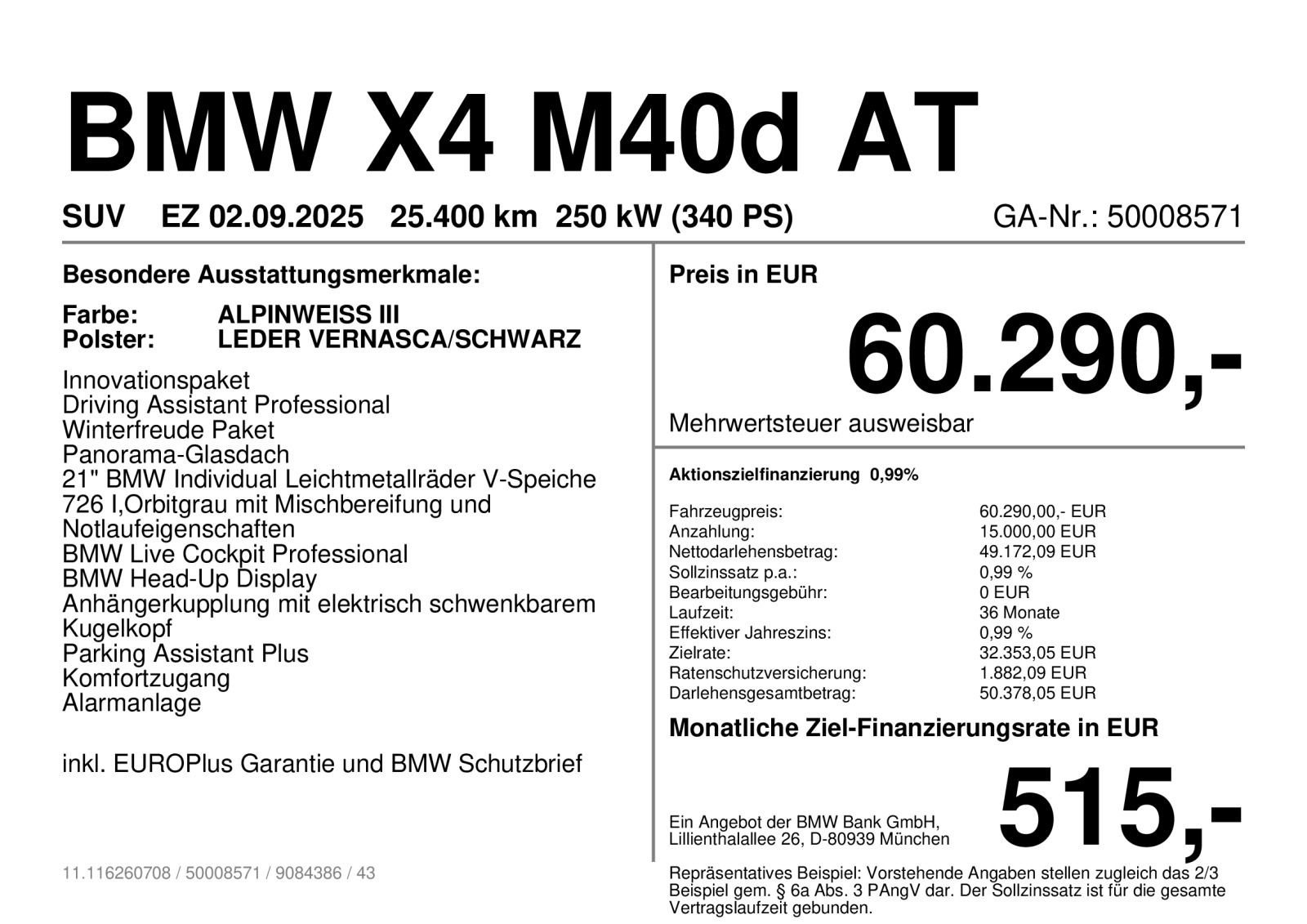 BMW X4 M40 - Bild 2