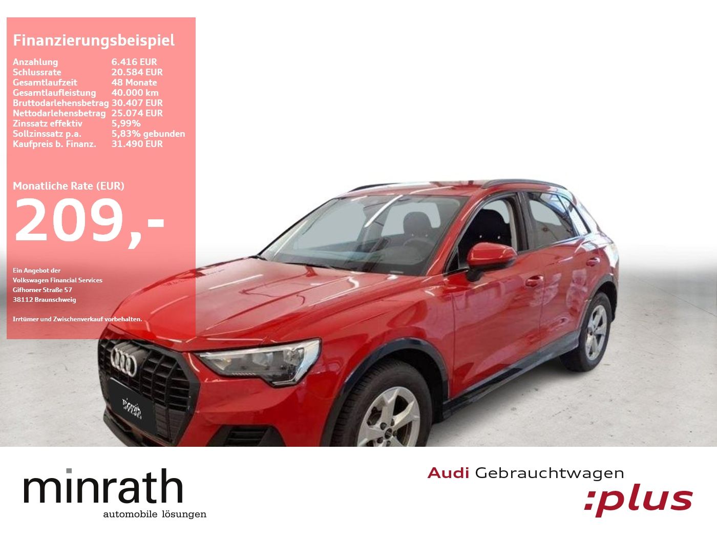 Audi Q3 advanced 35 TFSI S tronic BLACK+AHK+ACC+APP