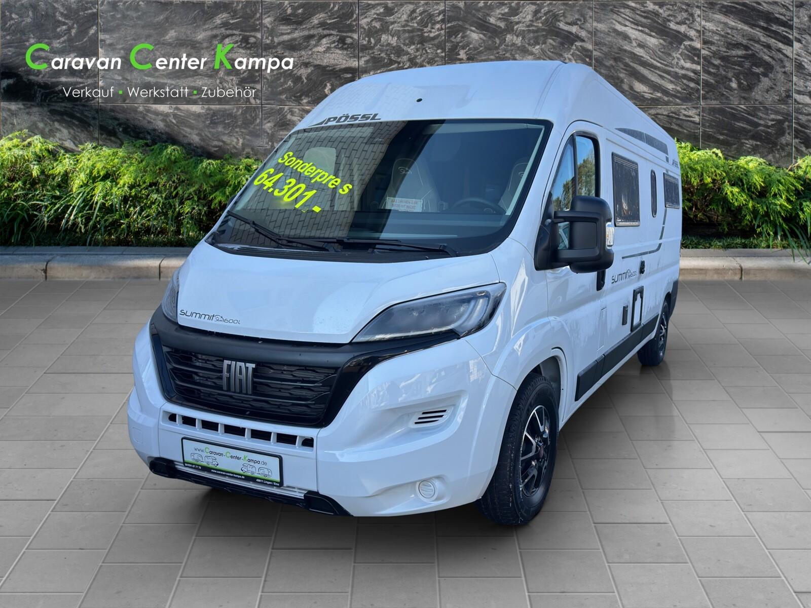 Pössl Summit Shine 600 L Fiat  Kampa-ALL-IN-Paket !!