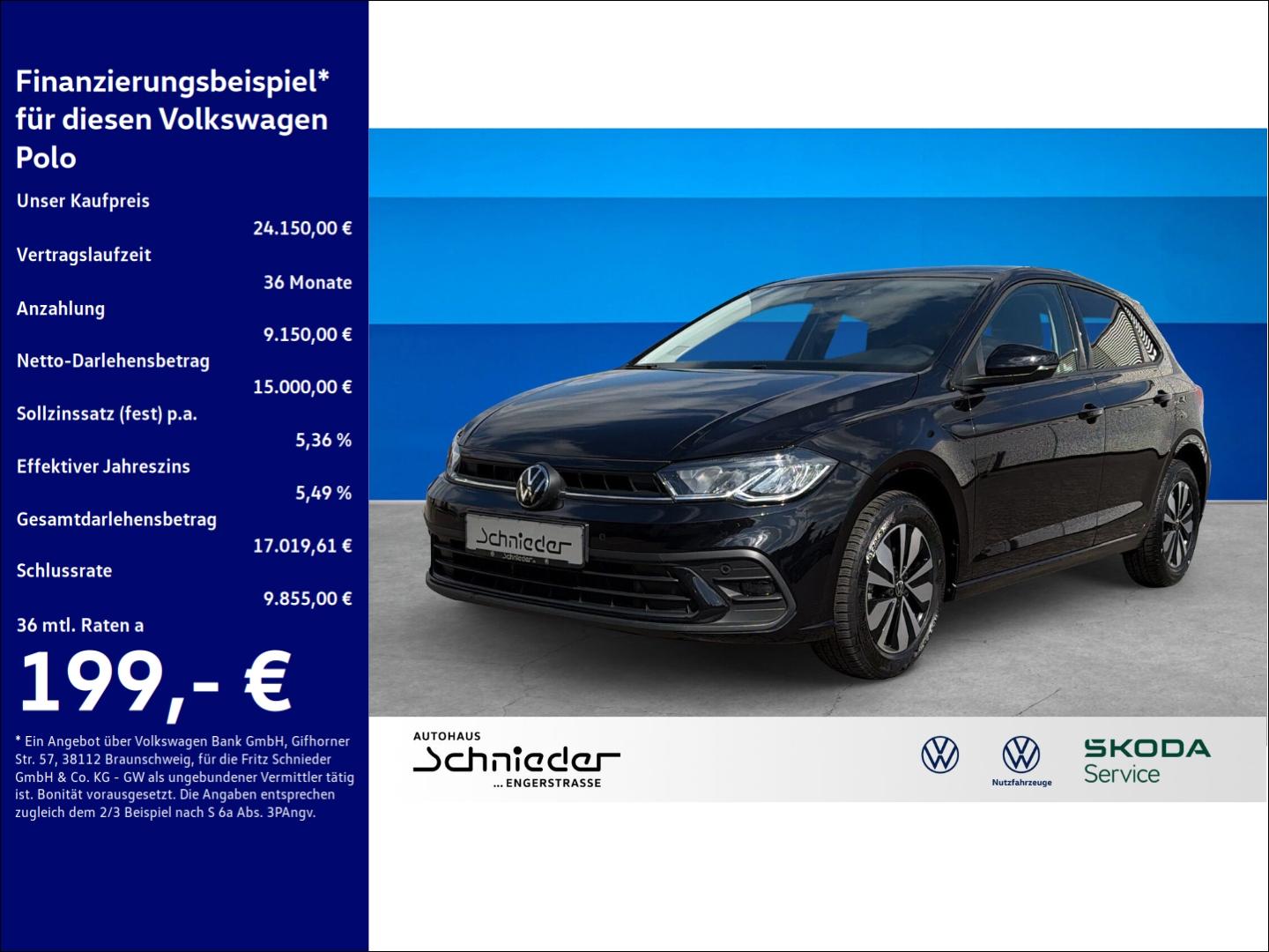 Volkswagen Polo 1.0 TSI Goal Rear View AHK Clima LED