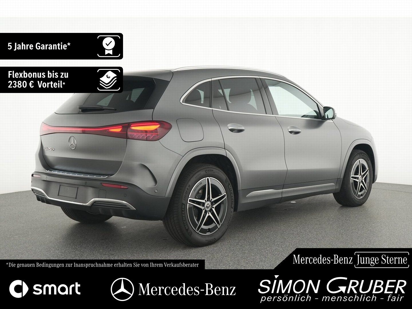 Fahrzeugabbildung Mercedes-Benz EQA 250+ AMG Pano HUD Burm LED Ambi 360 AHK