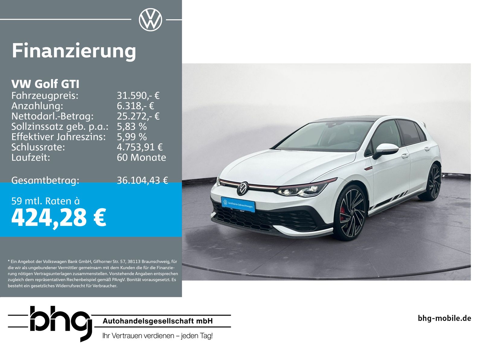 Volkswagen Golf GTI DSG Clubsport Pano Matrix harman/kardon