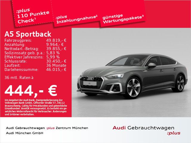 Audi A5 Sportback 40 TDI qu. S tronic S line business