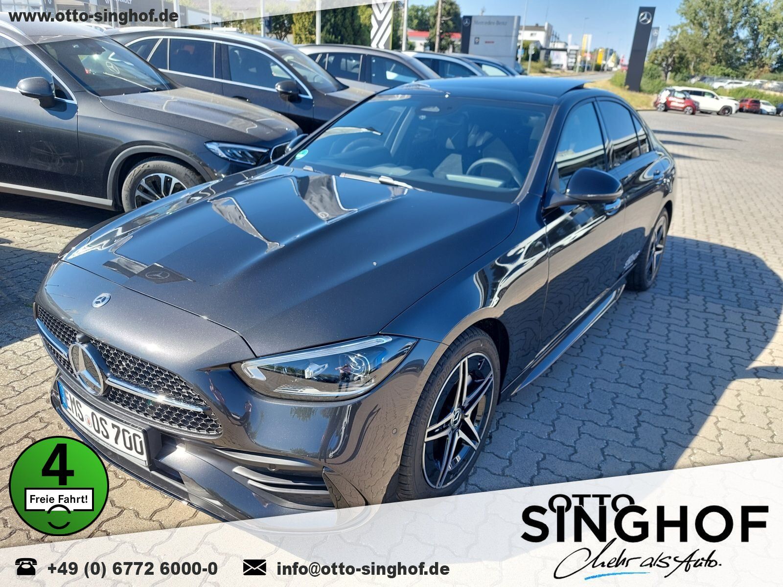 Fahrzeugabbildung Mercedes-Benz C 220 d AMG Pano+AHK+Night+Digital+360°+Distron+