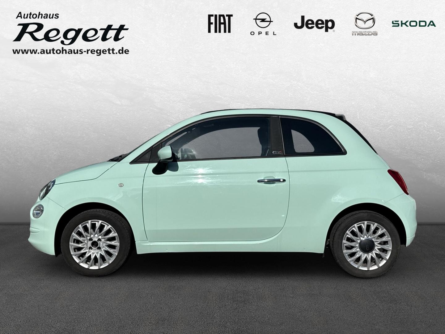 Fiat 500C Lounge Xenon SHZ Temp Berganfahrass. Regens
