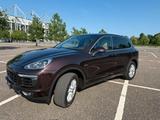 Porsche Cayenne Diesel - - Porsche Cayenne: Braun, Leder