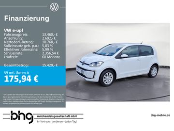 Volkswagen Leasingangebot: Volkswagen e-up! *ISOFIX*WINTERPAKET*