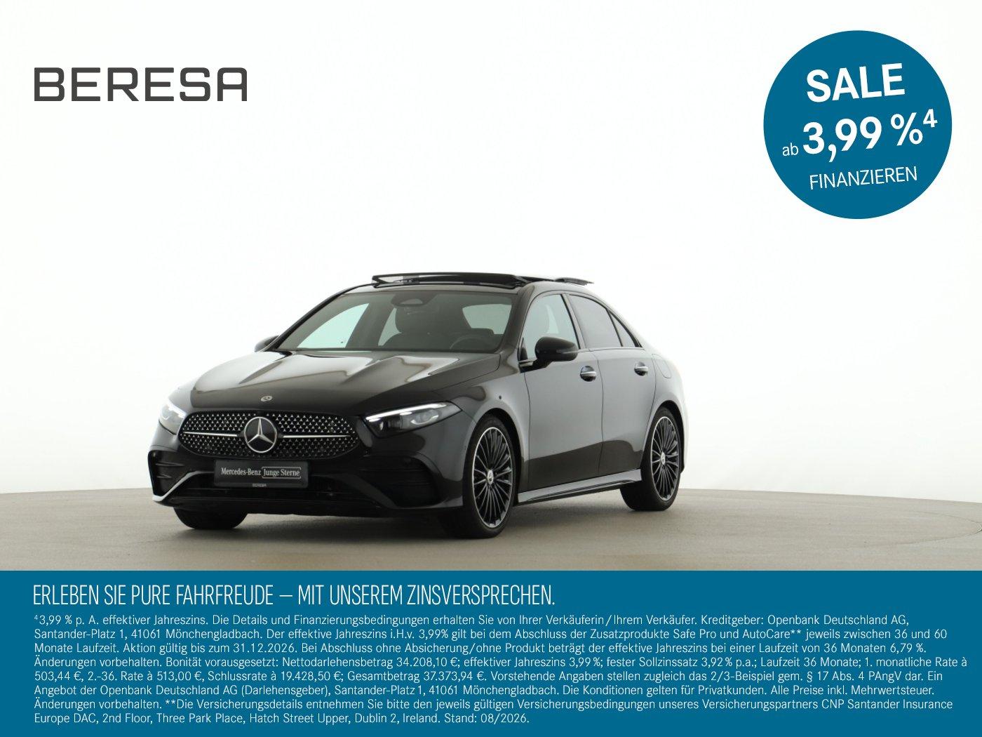 Mercedes-Benz A 200 Limousine AMG Night MBUX Pano Standhz LED