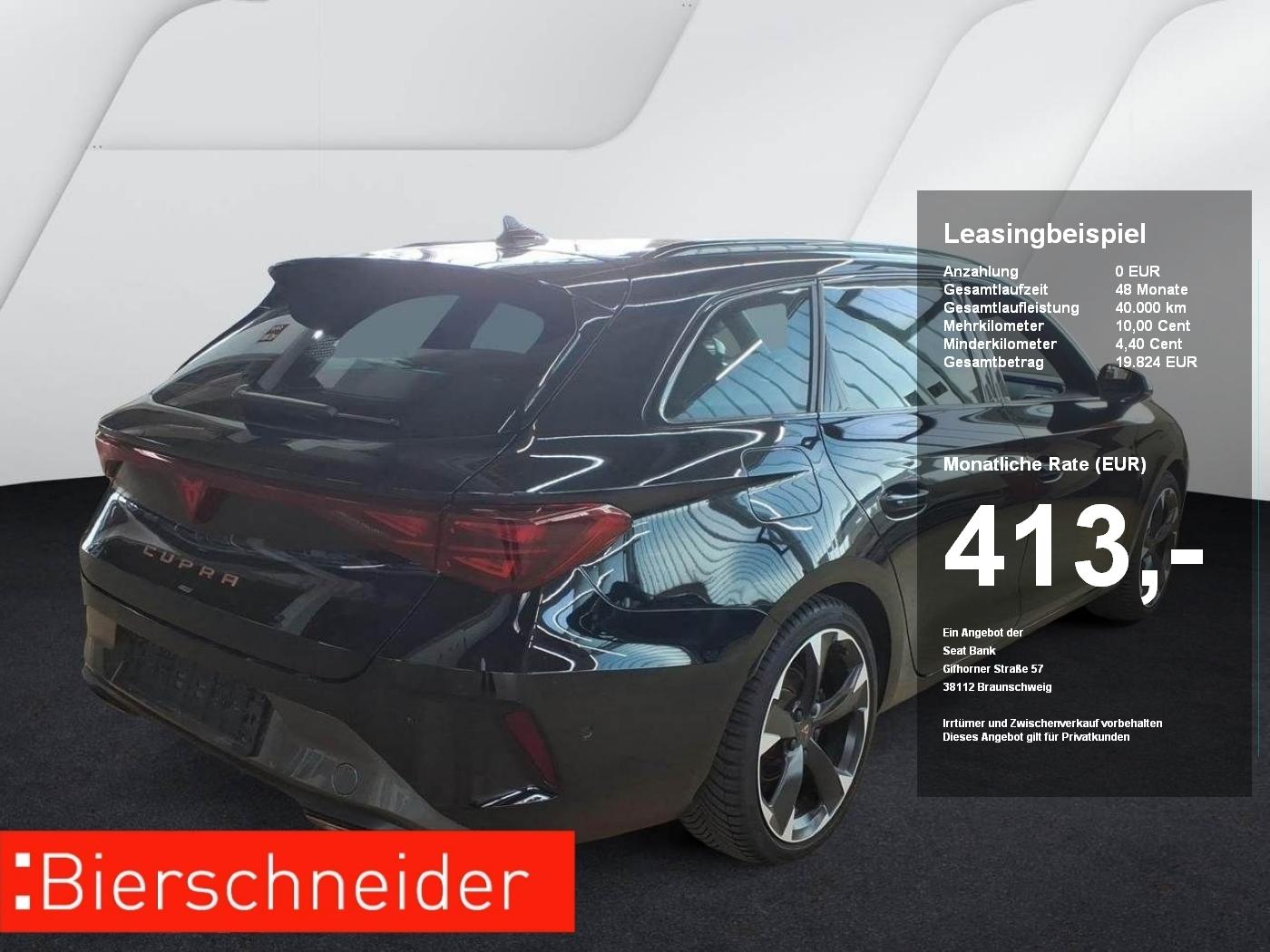 Cupra Leon SP 1.5 e-Hybrid DSG ab 390.- EUR mtl. 1000.