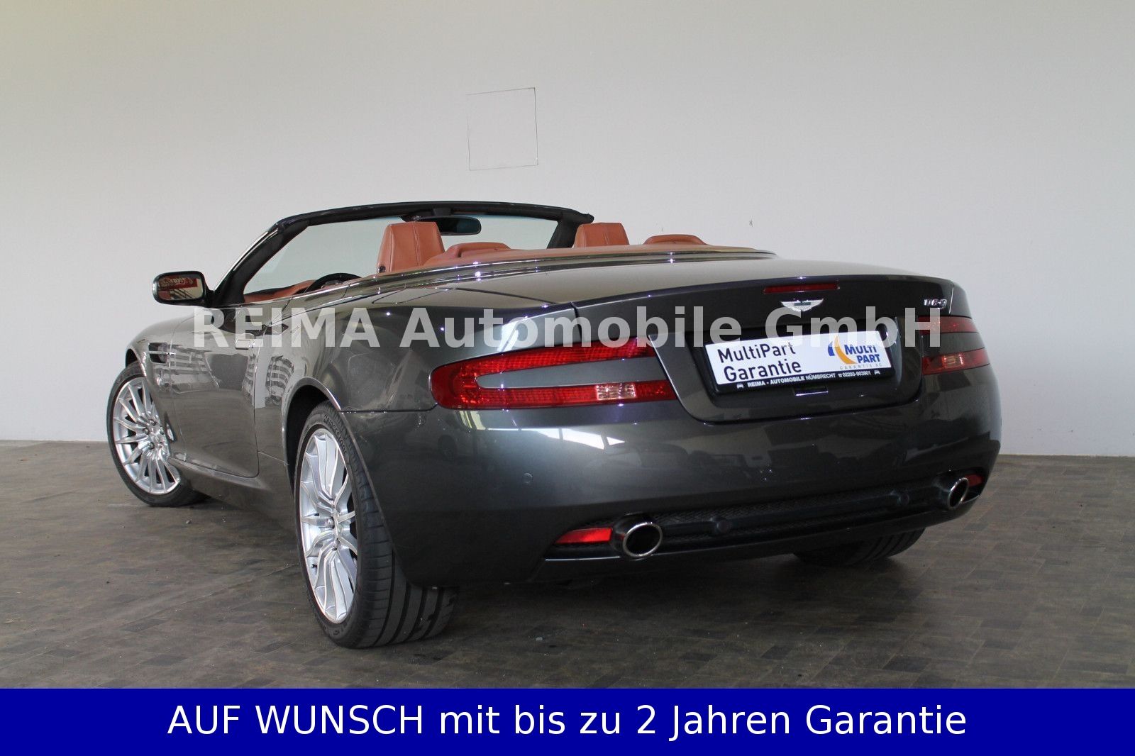 Fahrzeugabbildung Aston Martin DB9 Volante 5.9 i V12 Cabrio, Deut. Auslieferung