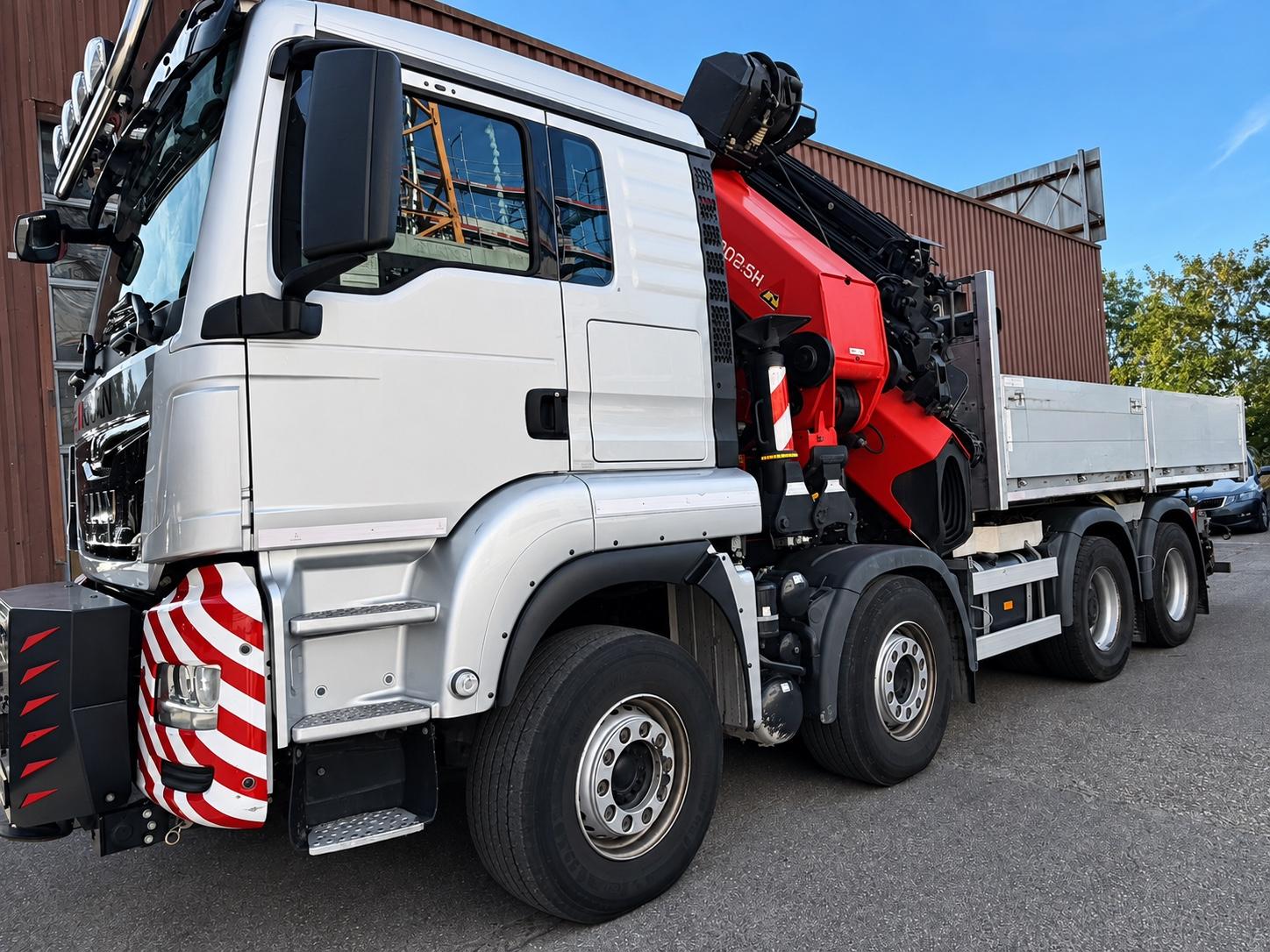 MAN TGS 35.510 8x4, E6,Palfinger PK92002SH+JIB+winch