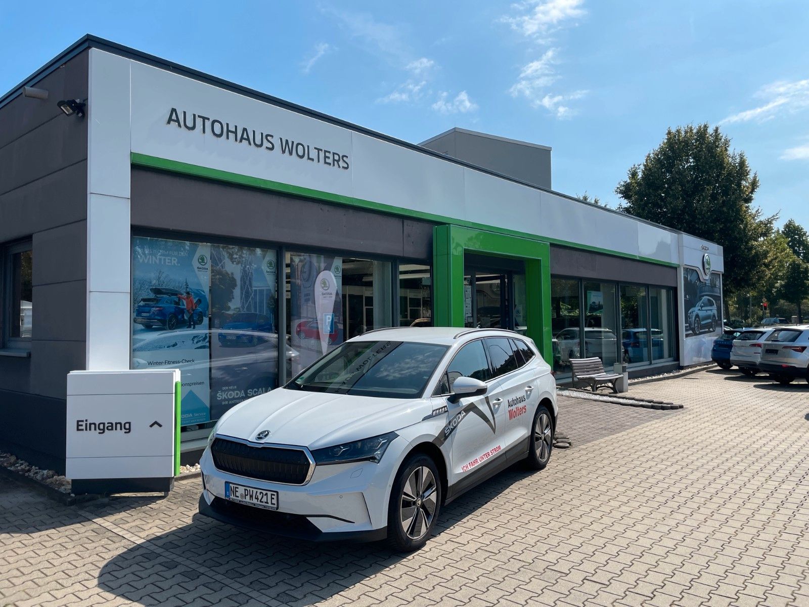 Skoda Enyaq 2022, Automāts, SUV/Apvidus, Balts — Latvijā