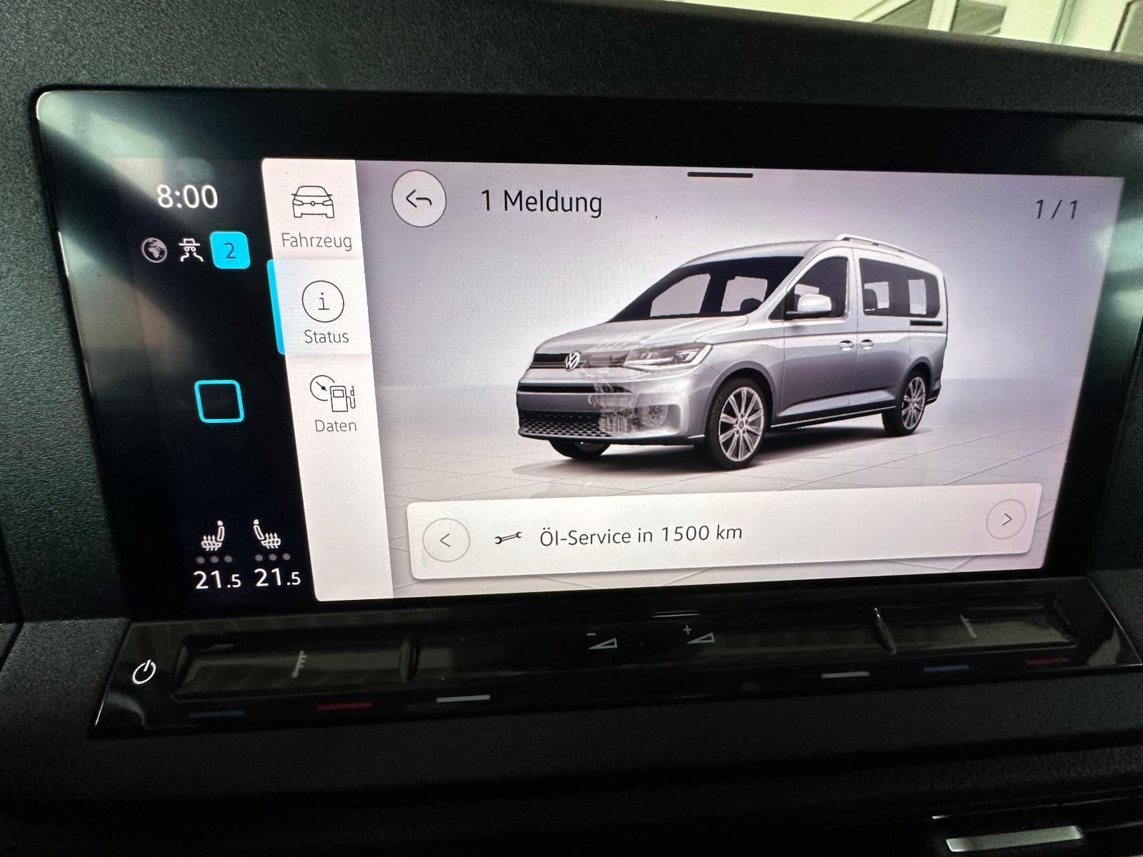 Volkswagen Caddy Life Maxi 7 Sitzer, миниатюра 22