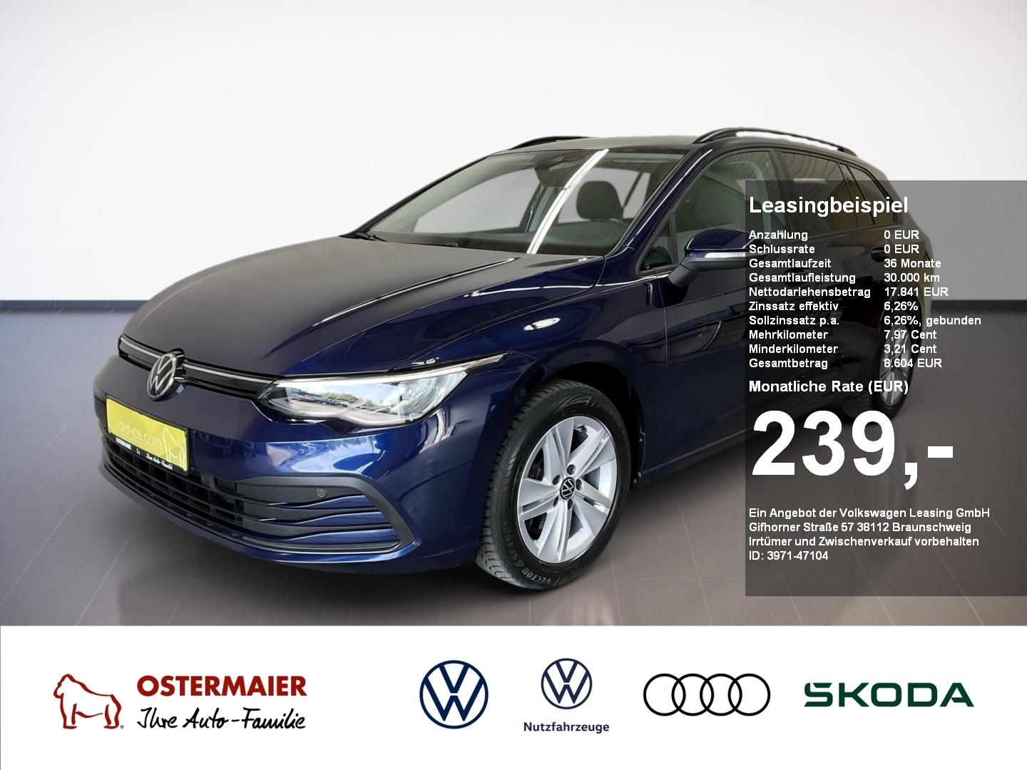 Volkswagen Golf VIII Variant LIFE 2.0TDI 115PS NAVI+VC.2xPD