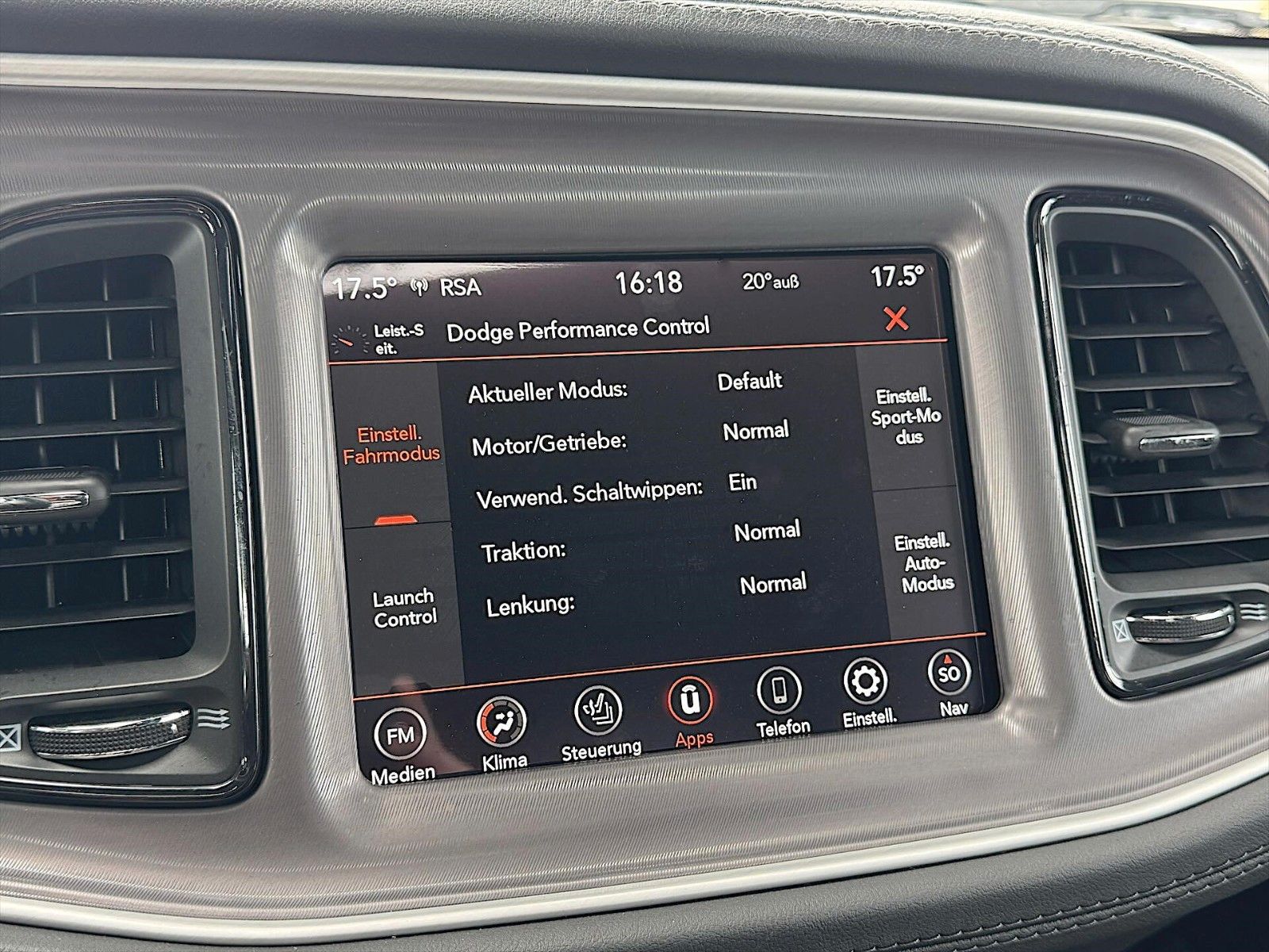 Fahrzeugabbildung Dodge Challenger 5.7 V8 SRT Performance BLACK EDITION
