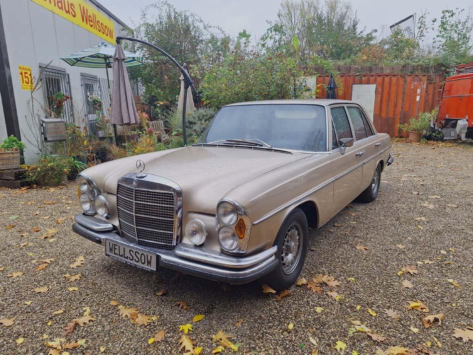 Mercedes-Benz 280SE W108 Lenkrad-Automatik fährt wunderbar