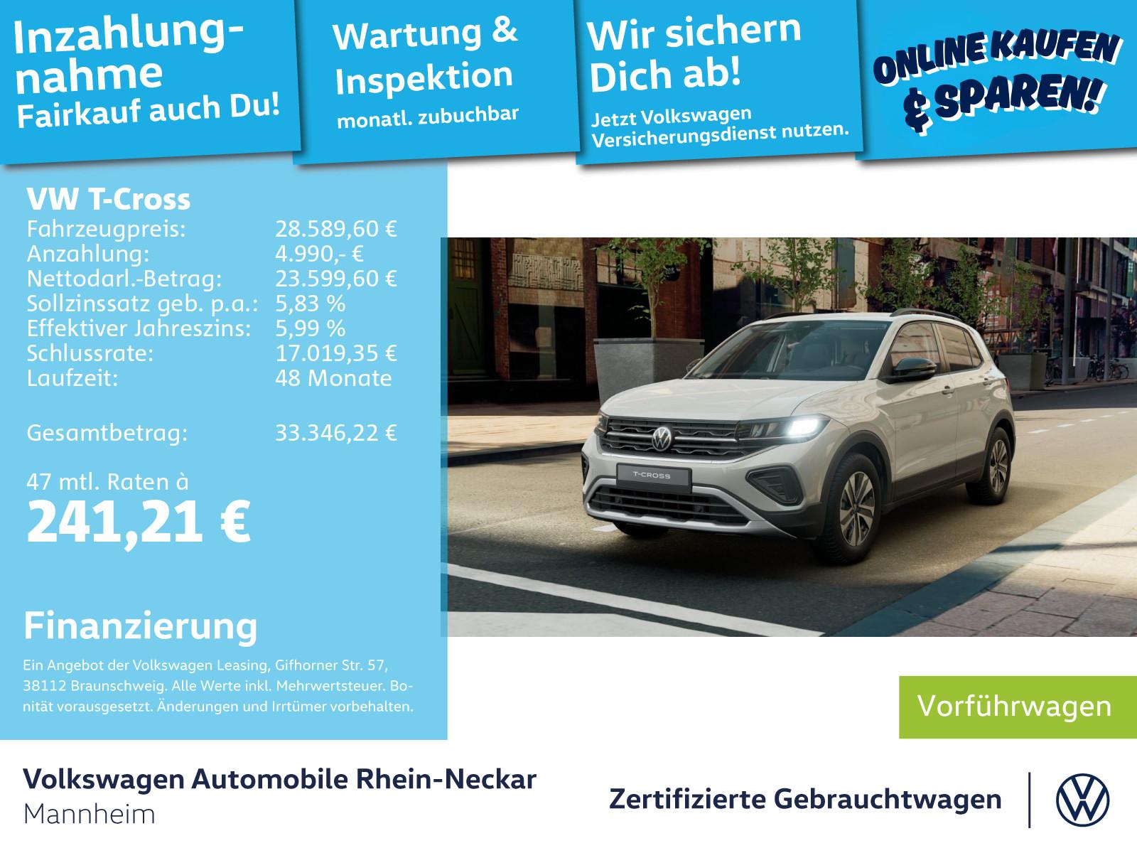 Volkswagen T-Cross 1.0 TSI Energy Kamera PDC uvm