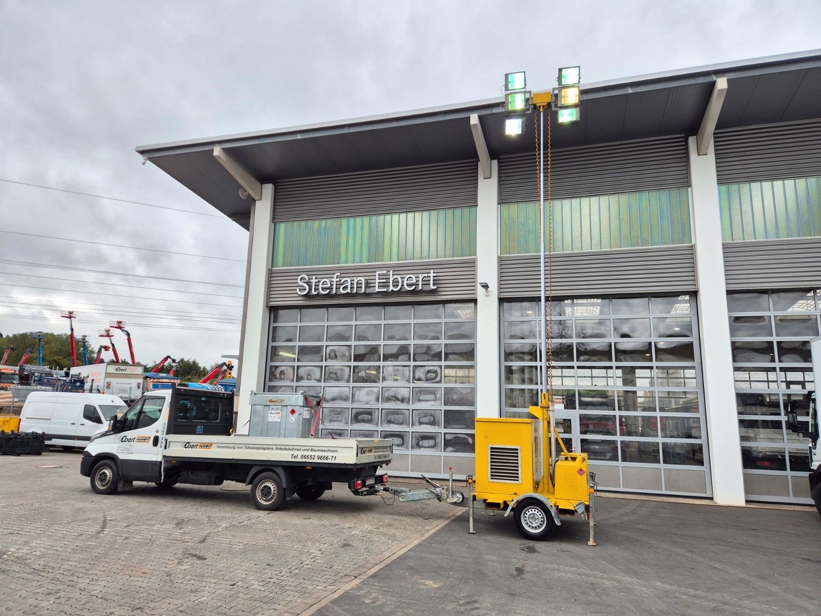 Fahrzeugabbildung Andere Polyma LA0400185T68W Lichtmastanhänger