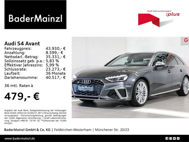 Audi S4 Avant TDI tiptronic Virtual Pano SHZ Matrix