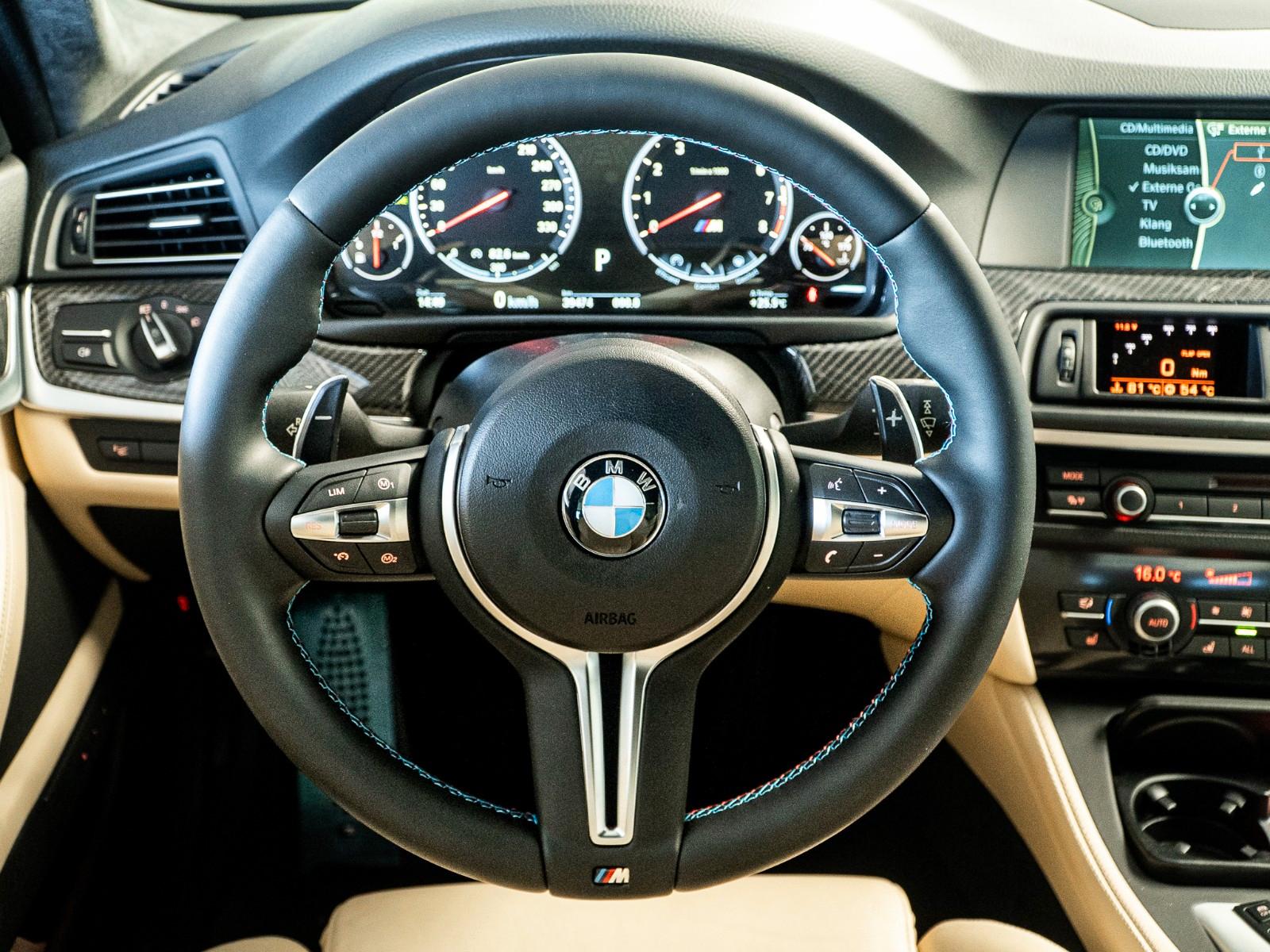 BMW M5 F10 V8 560 ch • 38 600 km • BMW Individual • Cuir Merino • Head-up • Sièges chauffants & ventilés • 20"