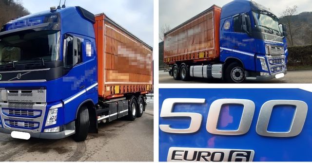 Volvo FH500/GLOBE XL/ERSTBESITZ/DAUTELLADEBORDWAND/TÜV