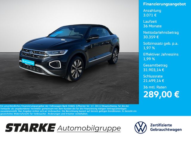 Volkswagen T-Roc Cabriolet 1.5 TSI DSG Move  AHK Navi LED K