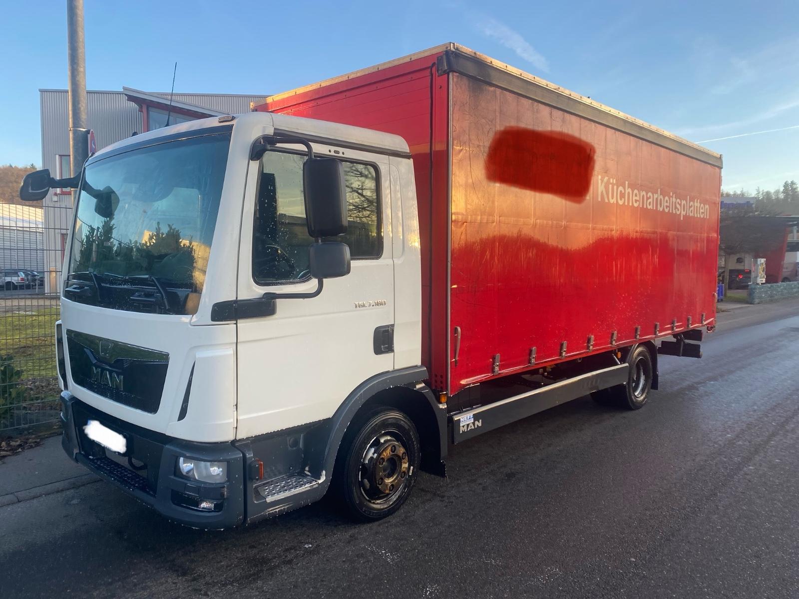 MAN TGL 8.180 Euro6 Schiebeplane Tüv01/27