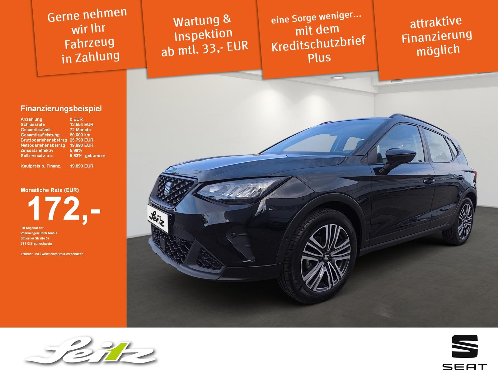 Seat Arona 1.0 TSI Style Edition *KAMERA*NAVI*SITZH*