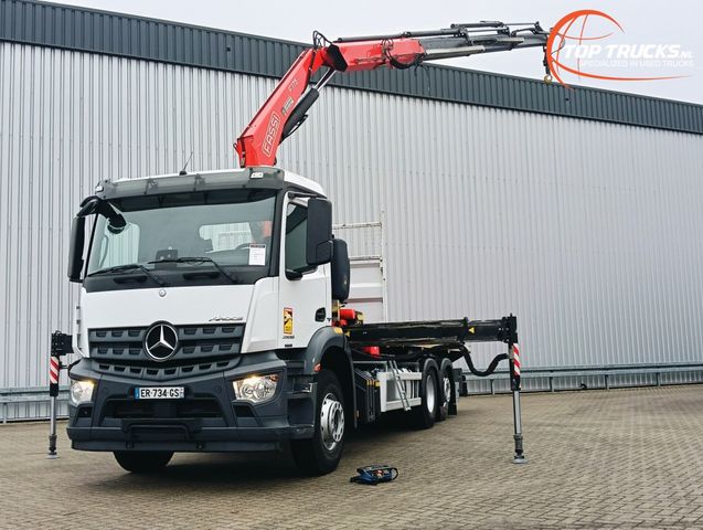 Mercedes-Benz Arocs 2535 17 TM Fassi Kraan, Crane, Kran, Grue