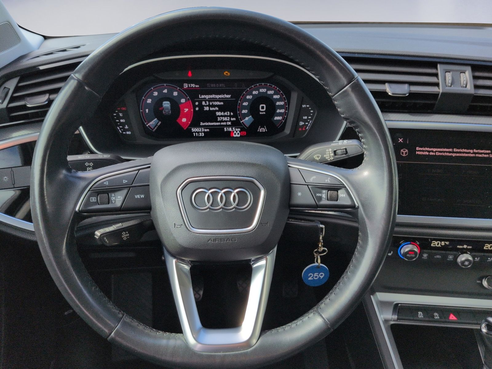 Q3 35 TFSI GRA+LED+SHZ+NAVI+18"+