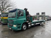DAF CF220 Maschinentransporter Kran Hiab 102