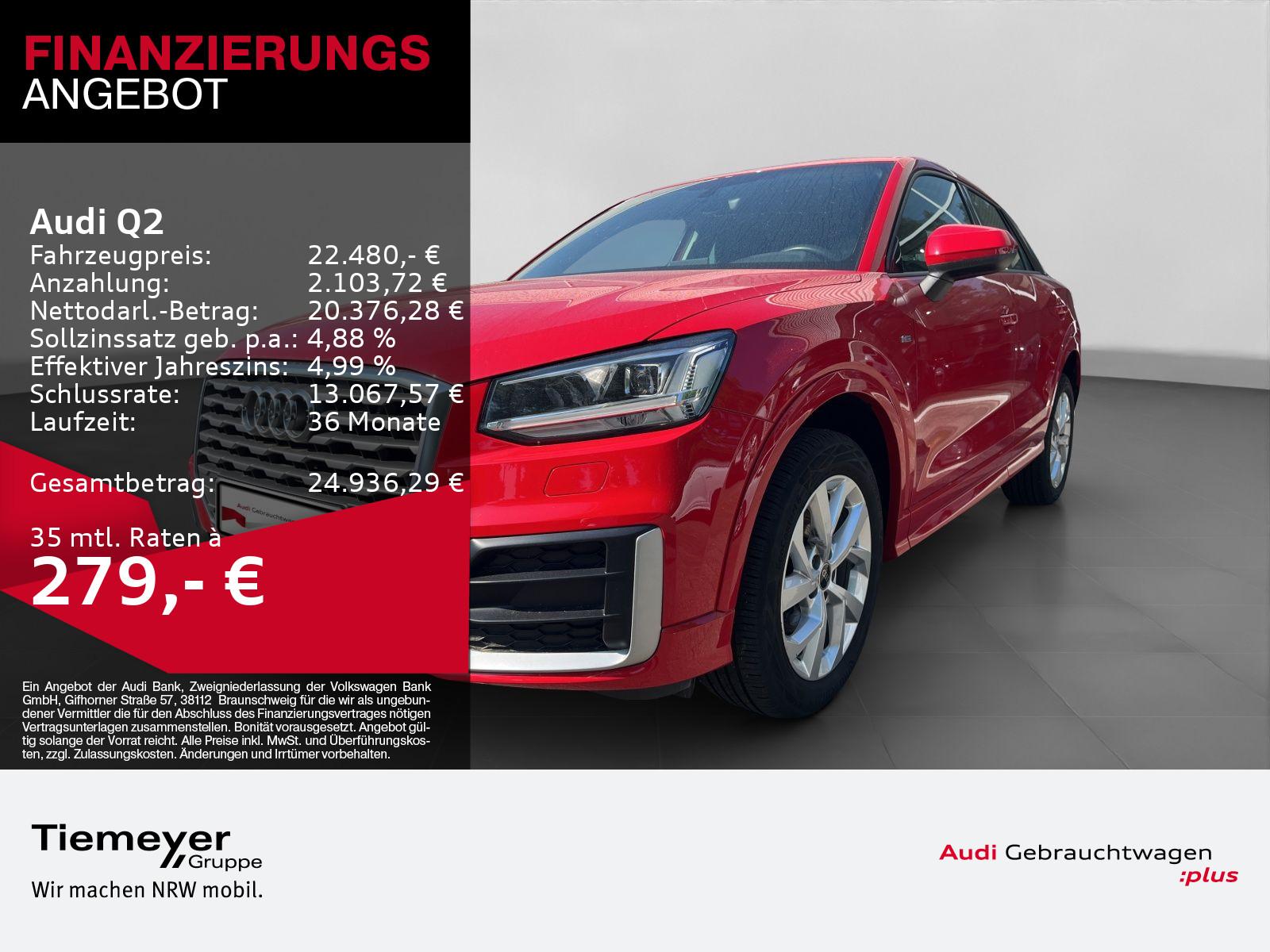 Audi Q2 1.5 TFSI S LINE AHK LED SITZHZG