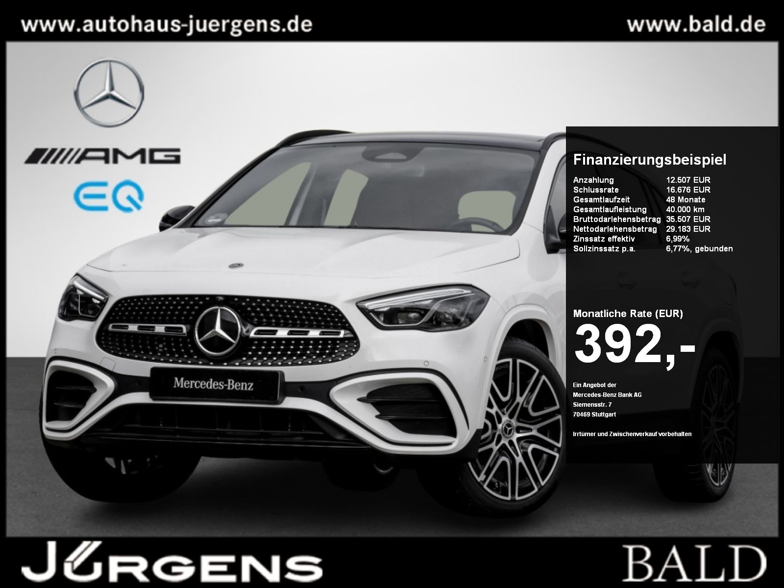 Mercedes-Benz GLA 200 AMG-Sport Pano AHK MLB Night Distr Ambi