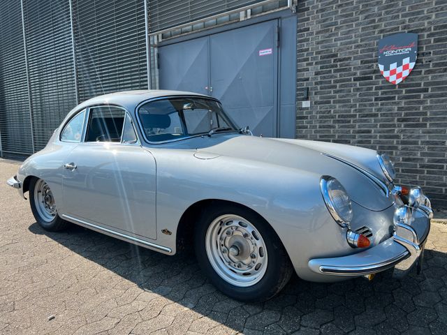 Porsche 356B SSD Coupé  silber/grün - 100 PSD