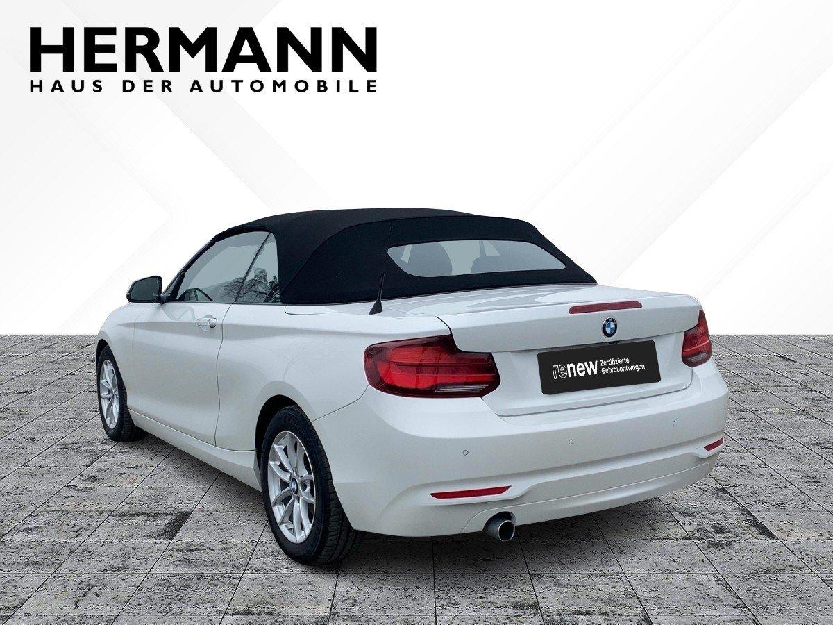 BMW 218d Cabrio Advantage AHK*CAM*LED*NAVI*SHZ*AHK