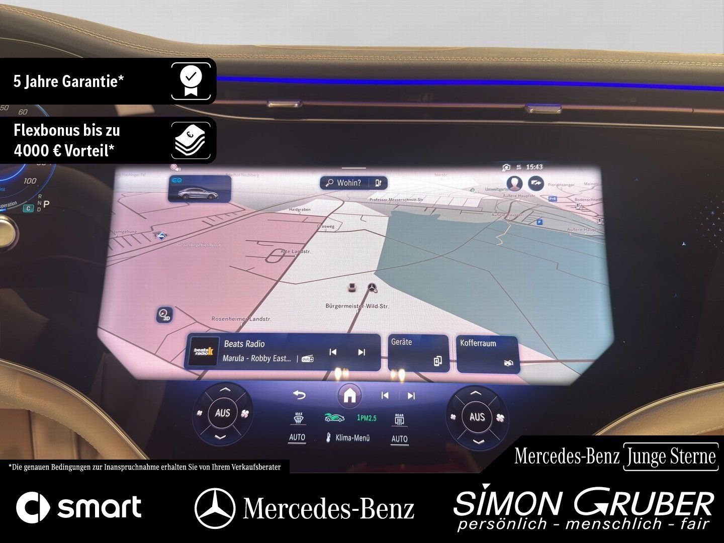 Fahrzeugabbildung Mercedes-Benz EQE 500 4M AMG Airmatic Pano Massage Sitzklima